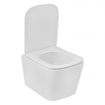 Инсталляция GROHE Rapid SL 3884966Q c панелью смыва Even 38966000 + унитаз KRONER Eifel WHI483429 Tornado Rimless с сидением Slim Soft Close Quick Release дюропласт KE483429WHIT (3884966KE483429): 4