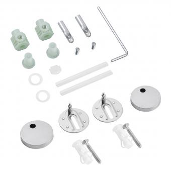 Инсталляция GROHE Rapid SL 3884966Q c панелью смыва Even 38966000 + унитаз KRONER Eifel WHI483429 Tornado Rimless с сидением Slim Soft Close Quick Release дюропласт KE483429WHIT (3884966KE483429): 8