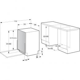 Встраиваемая посудомоечная машина Gorenje GV16E3: 7