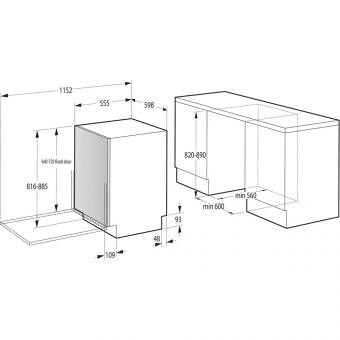 Встраиваемая посудомоечная машина Gorenje GV16E3: 7
