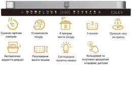 Встраиваемая посудомоечная машина EDLER EBD-4530PDHS: 4