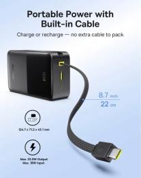 Универсальная мобильная батарея Baseus EnerFill FC51 Bipow2 Pro 30000mAh 22,5W build cab.USB-C black (E0028100): 5