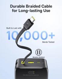 Универсальная мобильная батарея Baseus EnerFill FC51 Bipow2 Pro 30000mAh 22,5W build cab.USB-C black (E0028100): 6