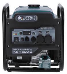 Газово-Бензиновый генератор инверторный Konner&Sohnen KS 4500iG: 3