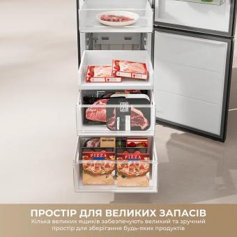Холодильник DREAME MegaPro 185cm E class-inox (DRB400WMBEUA): 9