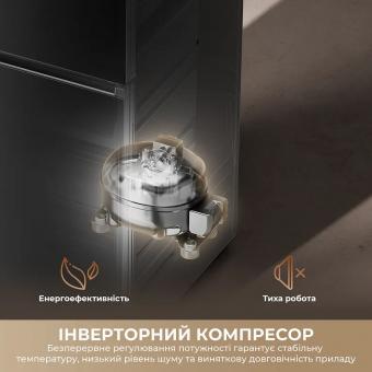 Холодильник DREAME MegaPro 185cm E class-inox (DRB400WMBEUA): 12