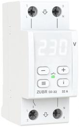 Реле напряжения однофазное на 2 модуля ZUBR D2-32 (4820120222672): 1