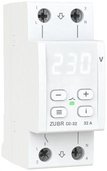 Реле напряжения однофазное на 2 модуля ZUBR D2-32 (4820120222672): 1