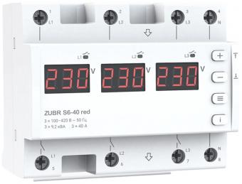 Переключатель фаз ZUBR S6-40 red (4820120222764): 1