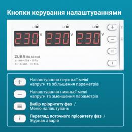 Переключатель фаз ZUBR S6-50 red (4820120222771): 3