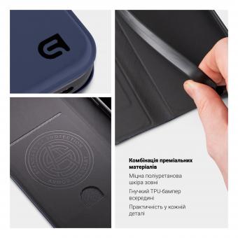 Чехол-книжка ArmorStandart OneFold Case для Xiaomi Redmi Note 15 4G Dark Blue (ARM89982): 3