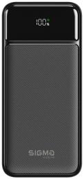 Универсальная мобильная батарея Sigma X-power SI30A4QL 30000mAh, PD/20W, QC22.5W, LED, cable 20w, black (4827798787311): 1