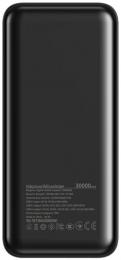 Универсальная мобильная батарея Sigma X-power SI30A4QL 30000mAh, PD/20W, QC22.5W, LED, cable 20w, black (4827798787311): 2