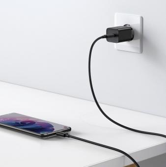 Сетевое зарядное устройство Baseus 1xUSB 25W (USB-C) + Cable Type-C black (TZCCSUP-L01): 10
