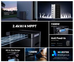 Зарядная станция Marstek Venus-A 1200W, 2120Wh Black: 8