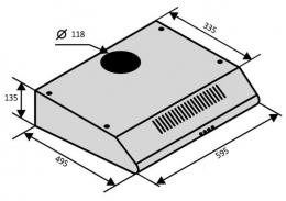 Вытяжка Ventolux PARMA 60 BR: 4