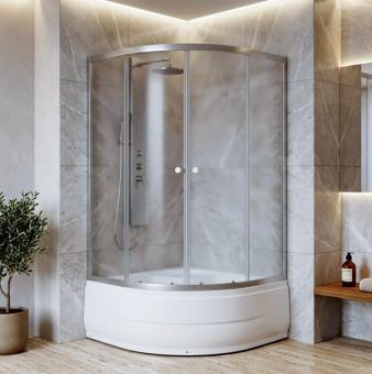 Душова кабіна KO&PO 900х900х2000 профіль сатин, матове скло 7125 C10248: 3