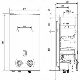 Газова колонка Bosch W 10 KB 7736500992: 4