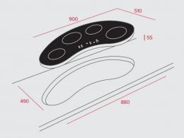 Варильна поверхня Teka VR 90 4G AI AL TR (10205279): 2