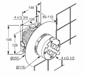 Змішувач KLUDI FLEXX BOXX 88011: 3