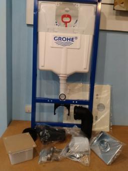 Інсталяція для унітазу GROHE RAPID SL 3в1 овальна кнопка 38721001: 2