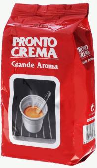 Кава зернова Lavazza Pronto Crema Grande Aroma 1кг, 80% арабіка, 20% робуста: 1