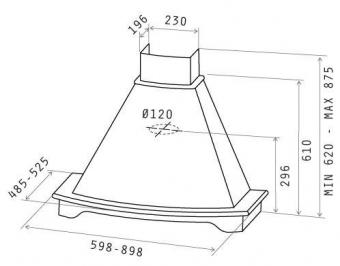 Витяжка Elica CORALINE WH/A/60 T.GREZZO: 7
