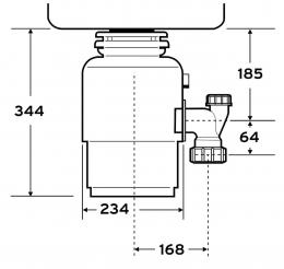 Подрібнювач In-Sink-Erator Model Evolution 250: 5