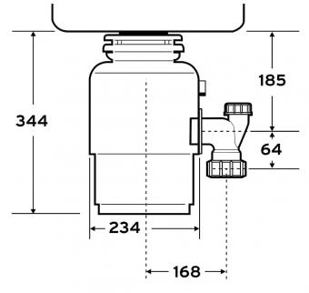 Подрібнювач In-Sink-Erator Model Evolution 250: 5