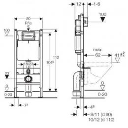 Інсталяція GEBERIT DUOFIX 3в1 458.126.00.1 без кнопки: 2