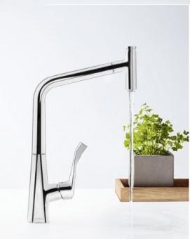 Змішувач для кухні HANSGROHE Metris Select 14884000: 1