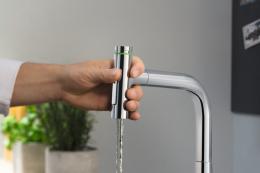 Змішувач для кухні HANSGROHE Metris Select 14847000: 3