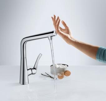 Змішувач для кухні HANSGROHE Metris Select 14847000: 1