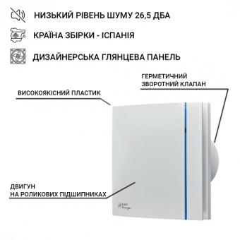 Витяжний вентилятор Soler&Palau SILENT-100 CZ DESIGN: 4