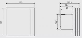 Витяжний вентилятор Soler&Palau SILENT-100 CZ DESIGN: 5