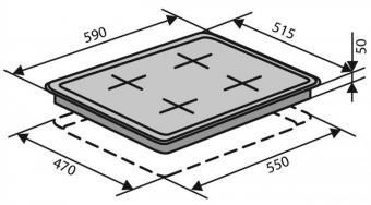 Варильна поверхня газова VENTOLUX HSF640-T3G CEST (BK): 4