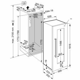 Вбудована винна шафа LIEBHERR EWTdf 3553: 3