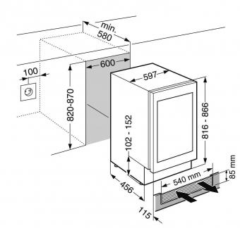 Вбудована винна шафа LIEBHERR UWTgb 1682: 5