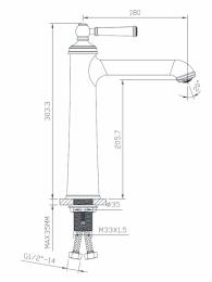 Змішувач для раковини IMPRESE HYDRANT ZMK031806011: 2