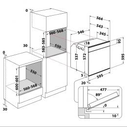 Духова шафа електрична WHIRLPOOL AKZ9 6230 S: 4