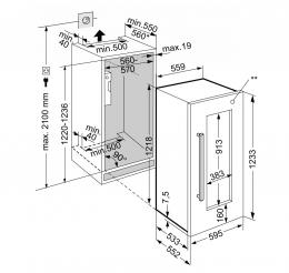 Вбудована винна шафа LIEBHERR EWTdf 2353: 6