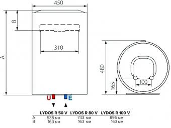 Водонагрівач ARISTON LYDOS R 50 V: 4