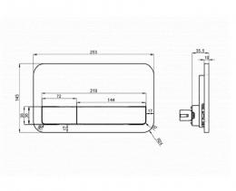 Змивна клавіша Villeroy&Boch ViConnect 200 92249068: 2