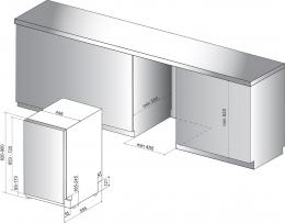 Вбудована посудомийна машина WHIRLPOOL WSIC3M27C: 5