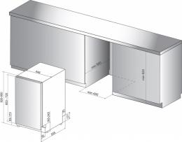 Вбудована посудомийна машина Hotpoint-Ariston HSIO3O23WFE: 3