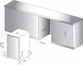 Вбудована посудомийна машина Hotpoint-Ariston HSIO3O23WFE: 3