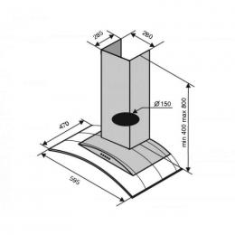 Витяжка VENTOLUX FERRARA 60 INOX (900) PB: 4