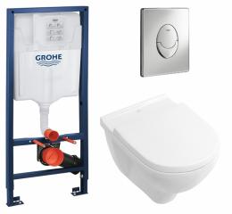 Комплект інсталяція GROHE RAPID SL 38721001 + унітаз Villeroy & Boch O.Novo 5660HR01: 1