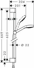 Душовий набір HANSGROHE CROMA SELECT E 26580400: 2