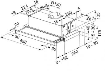 Кухонна витяжка Franke Flexa FTC 632L GR/XS 315.0547.796: 3